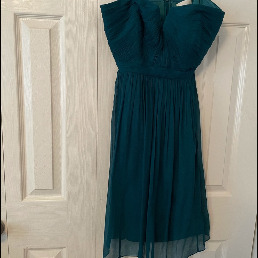Strapless knee length J.Crew cocktail dress